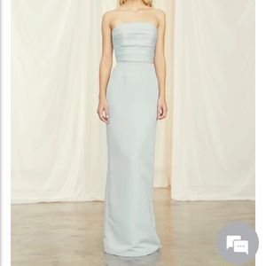 Amsale Sonia in Ice Blue